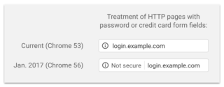 chrome not secure