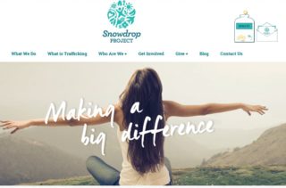 Snowdrop charity branding