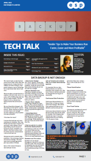April Tech Talk Newsletter