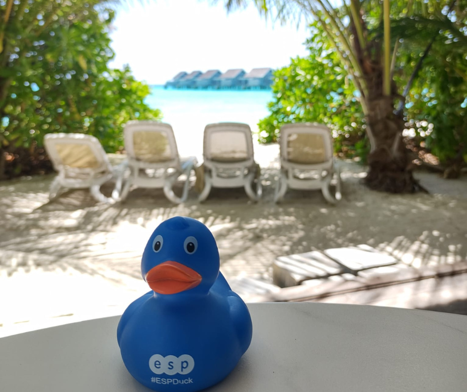 Missy Duck in the Maldives